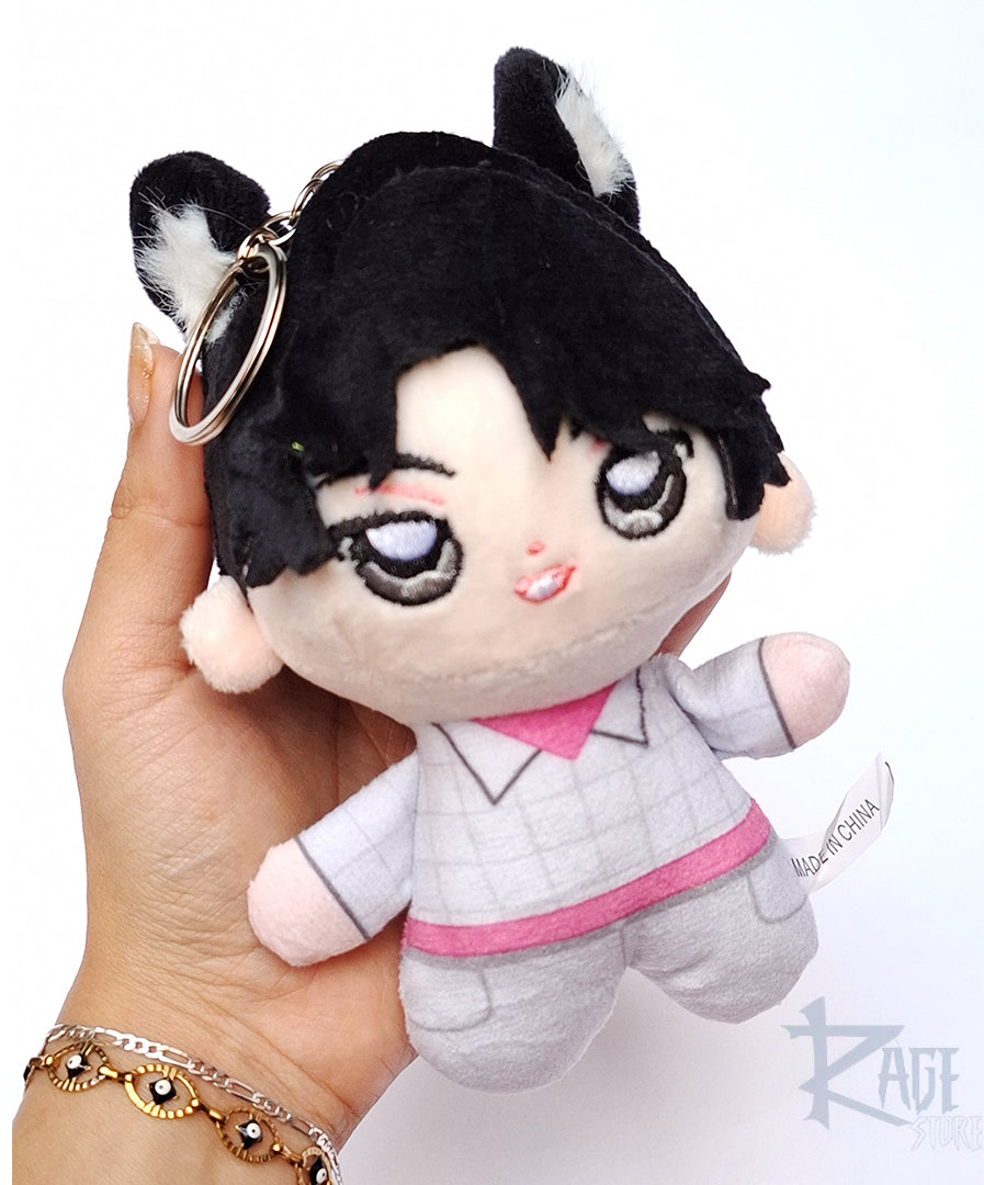 1x Llavero Saja Boys personajes Kpop Demon Hunters - Bag charm de peluche