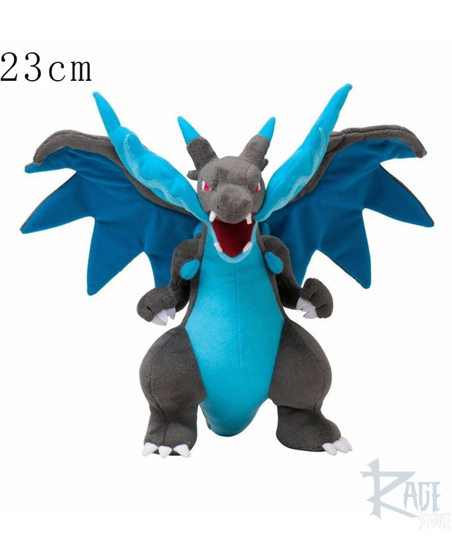 Peluche de Mega Charizard X - Pokemon (23 cm)