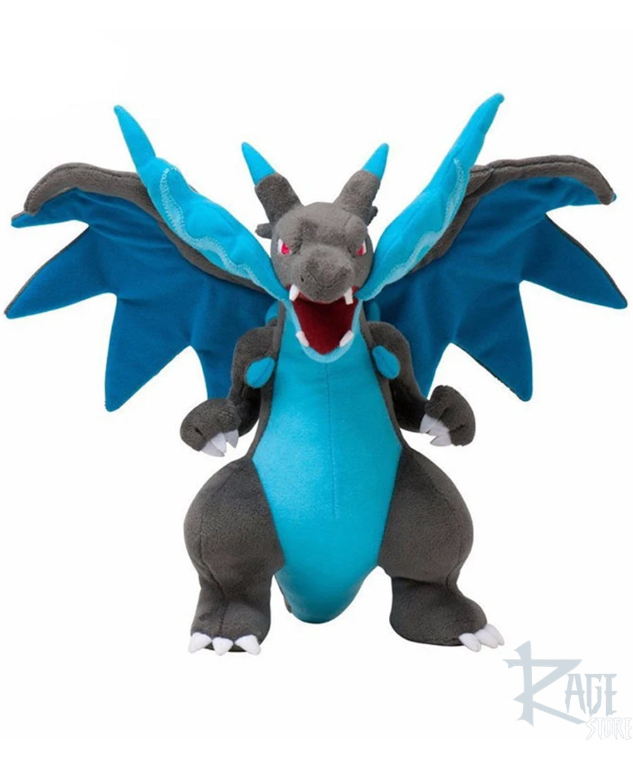 Peluche de Mega Charizard X - Pokemon (23 cm)