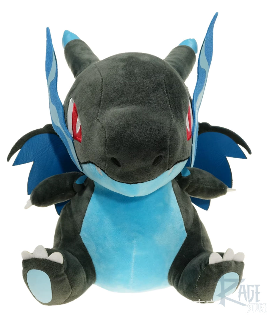 Peluche de Mega Charizard X Chibi - Pokemon (15 cm)