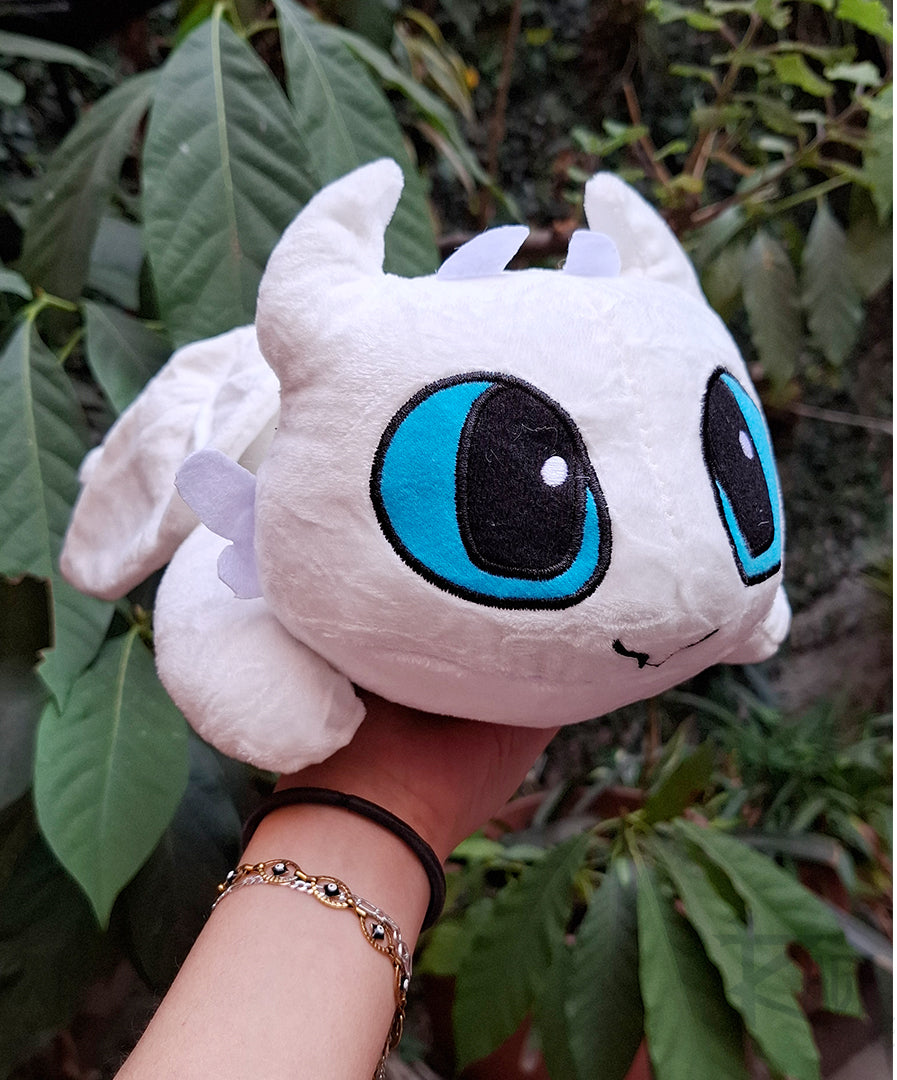 Peluche de Furia Luminosa acostada - Cómo entrenar a tu Dragón