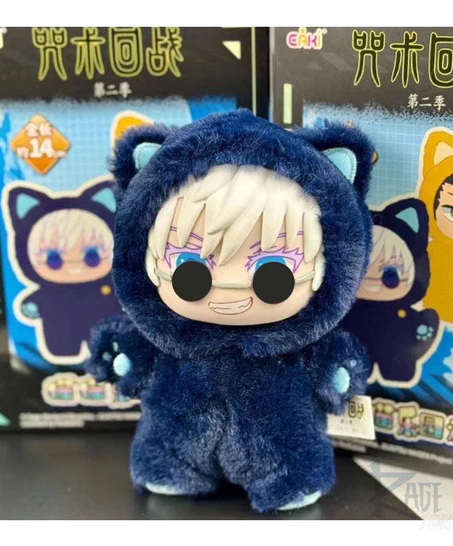 Peluche llavero SORPRESA Jujutsu Kaisen Chibi estilo Labubu (RANDOM)- llavero de peluche Bag Charm