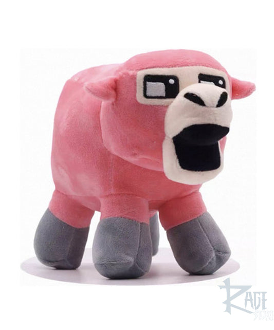 Peluche de oveja Minecraft colgante con ventosa (17 cm)