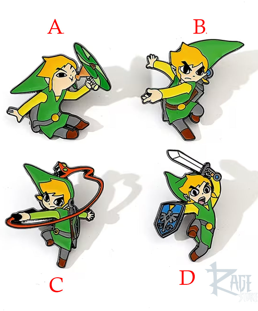 1x Pin Link - Broche The Legend of Zelda (Elige el diseño)