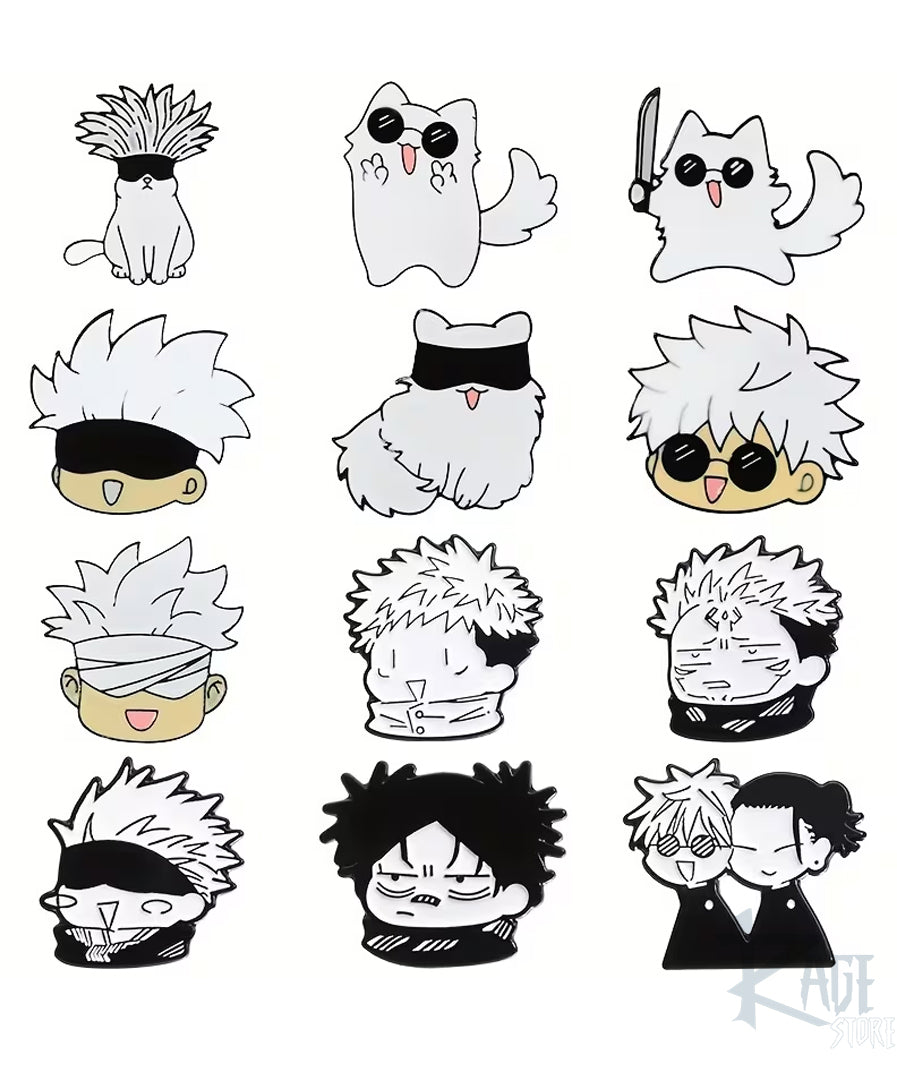 1x Pin Broche de Jujutsu Kaisen (Elige tu personaje)