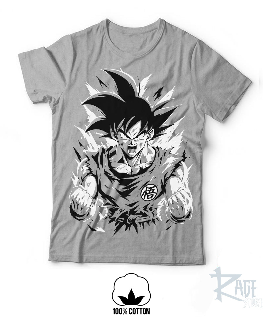 Goku Rage (Playera Algodón, Colores disponibles) - Dragon Ball Z