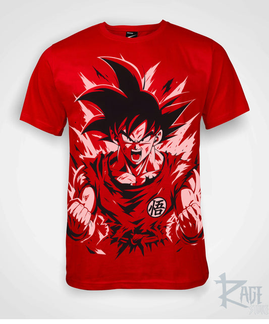 Goku Rage (Playera Algodón, Colores disponibles) - Dragon Ball Z