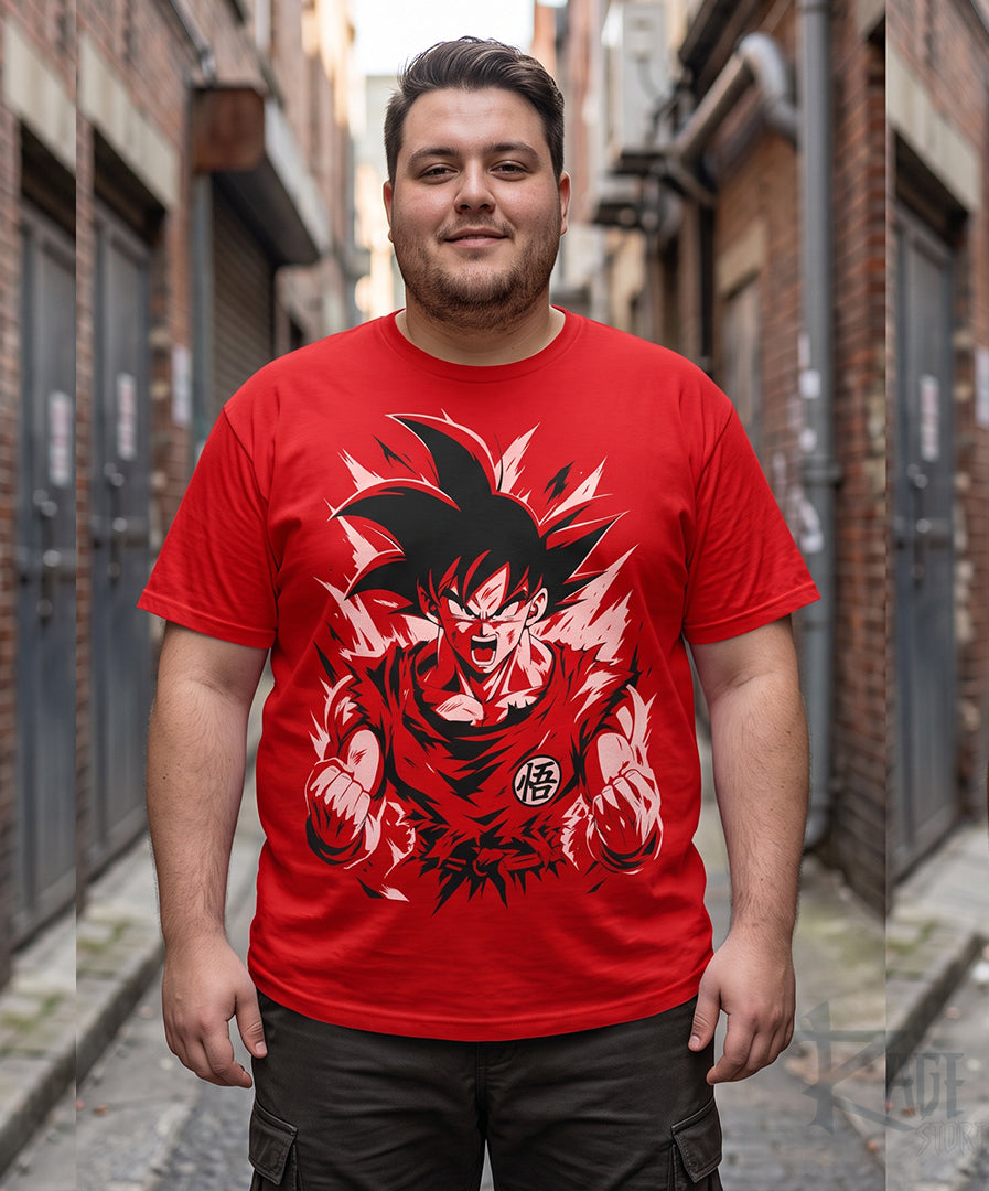 Goku Rage (Playera Algodón, Colores disponibles) - Dragon Ball Z