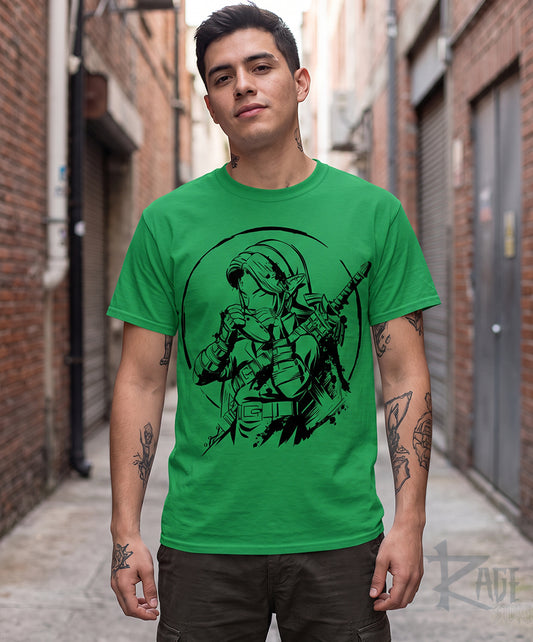 Playera Link Ocarina - Zelda (100% Algodón, Colores disponibles)