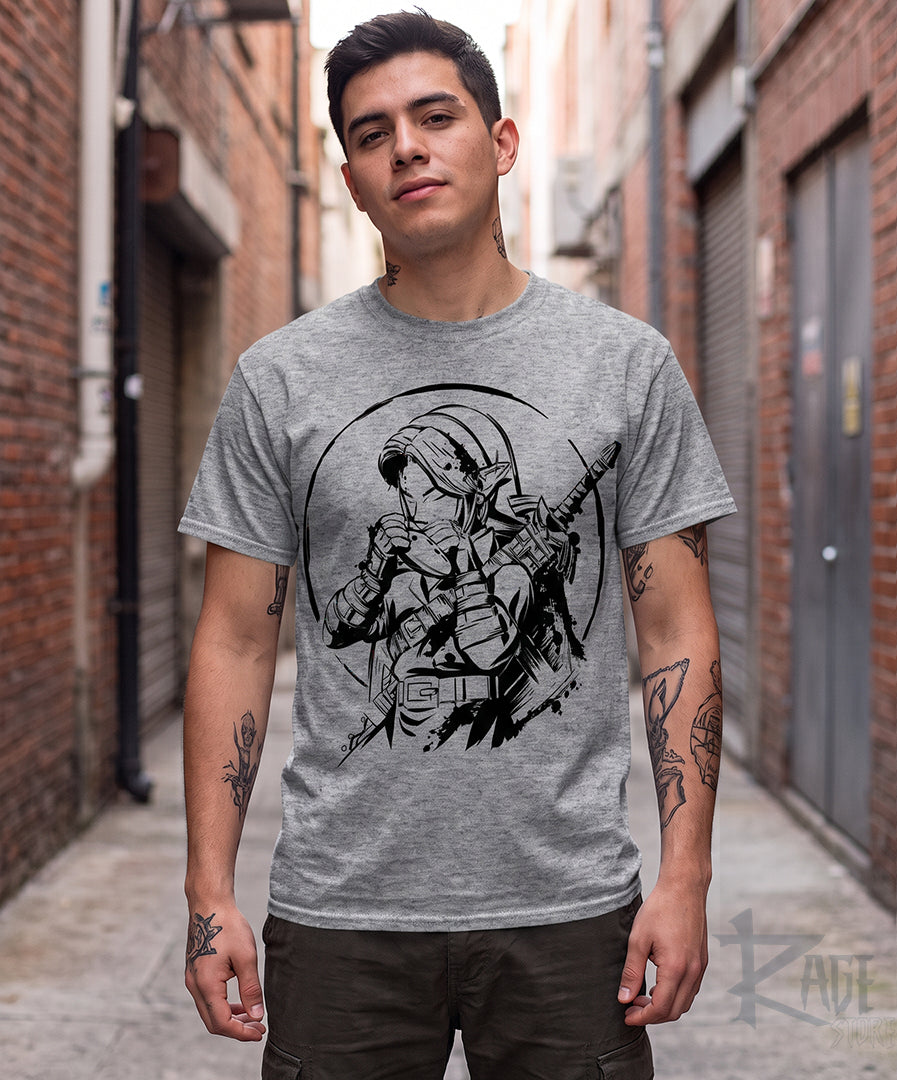 Playera Link Ocarina - Zelda (100% Algodón, Colores disponibles)