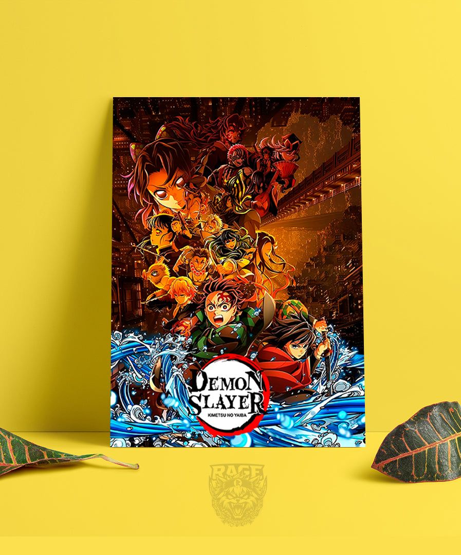 Póster Promocional Demon Slayer Septiembre 2025 - Kimetsu No Yaiba (Metálico 15x20 cm)