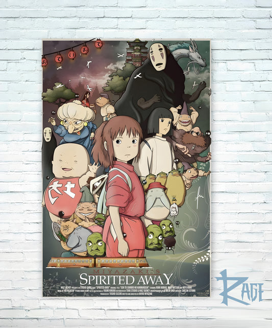 Póster Spirited Away - Viaje de Chihiro (Papel Foto o Metálico)