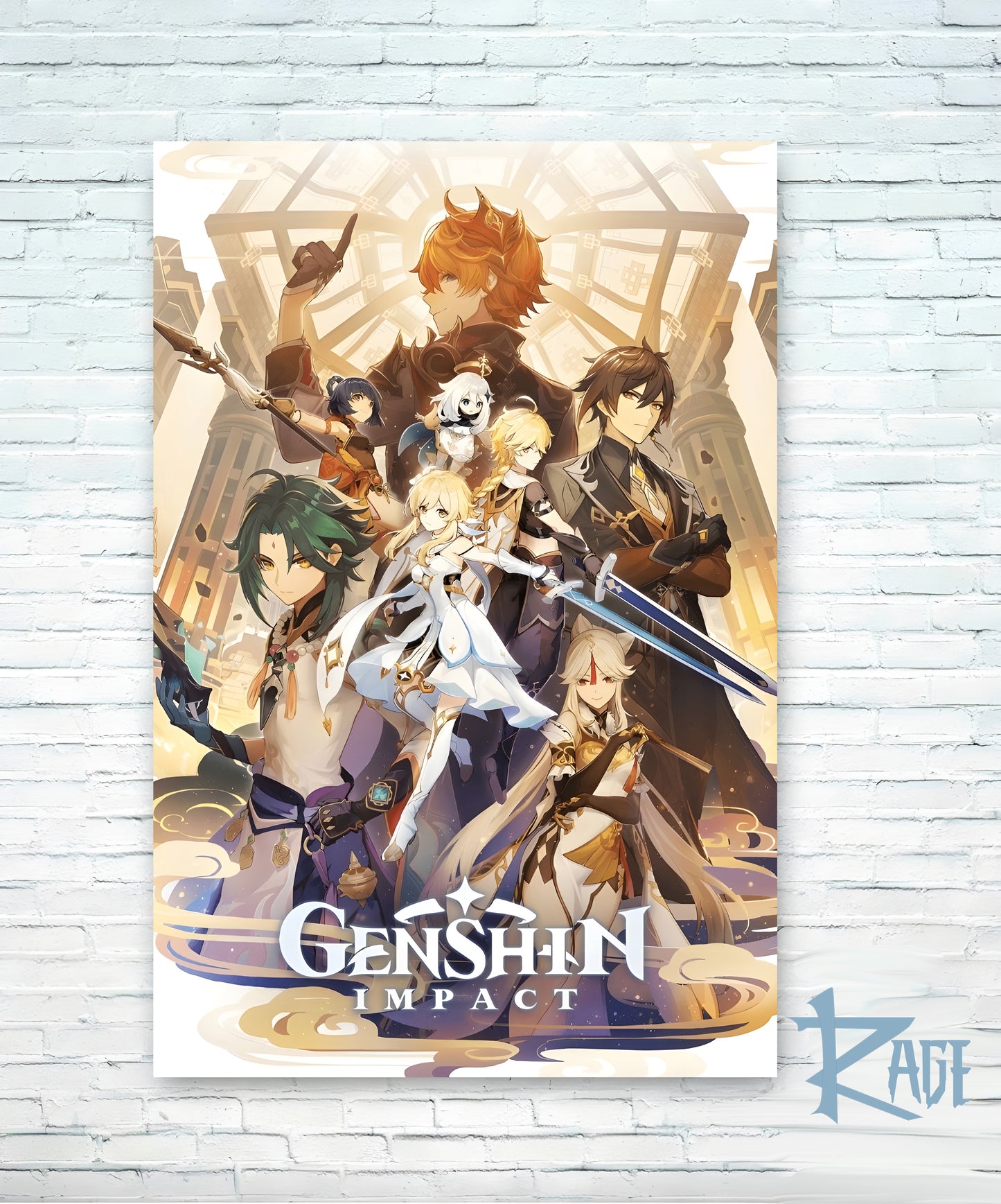 Póster Genshin Impact (Papel Foto o Metálico)