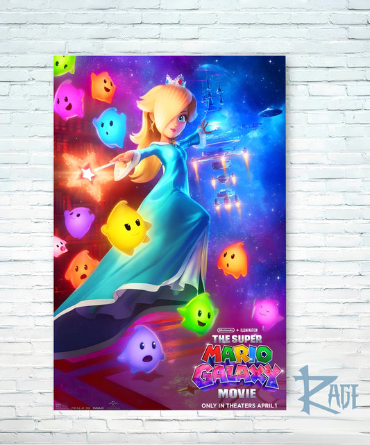 Póster Super Mario Galaxy Movie (Papel Foto o Metálico)