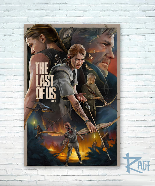 Póster The Last Of Us Part 2 (Papel Foto o Metálico)