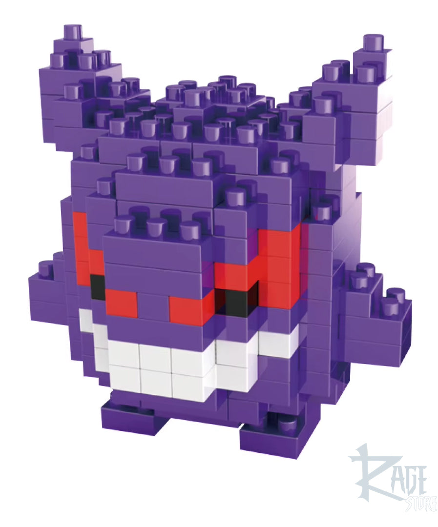 figura armable de Gengar simple v2 - Rompecabezas estilo lego