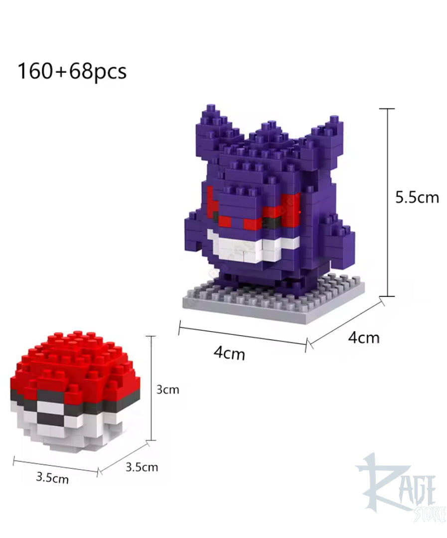 figura armable de Gengar - Rompecabezas estilo lego