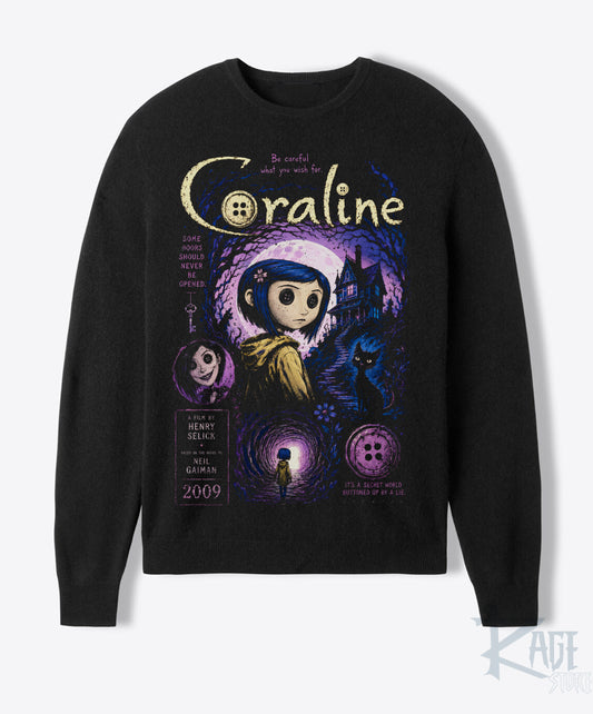 Suèter negro Coraline (dtg)