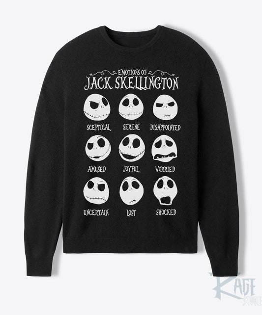 Suèter negro Emociones de Jack (dtg)