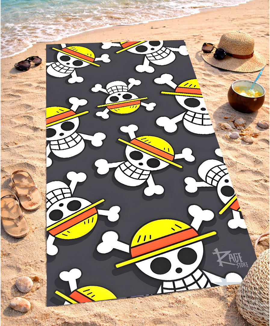 Toalla de playa One Piece logo