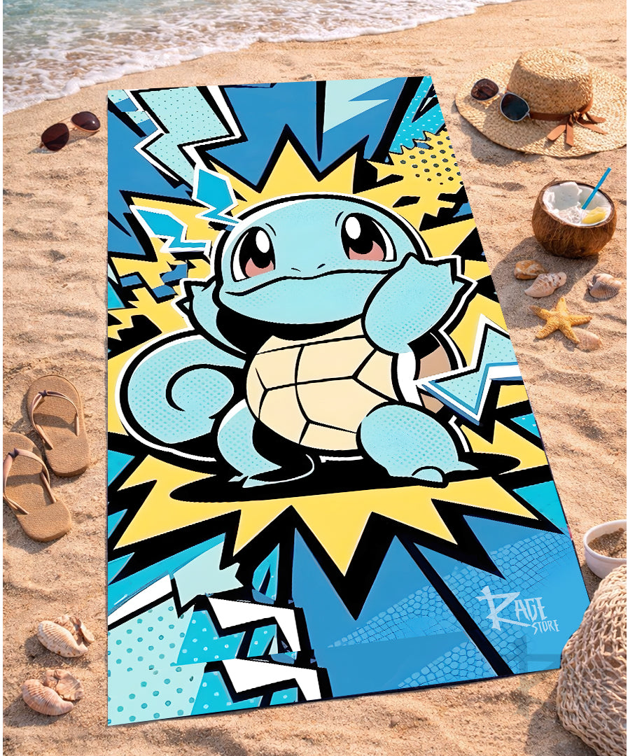 Toalla de playa Squirtle team