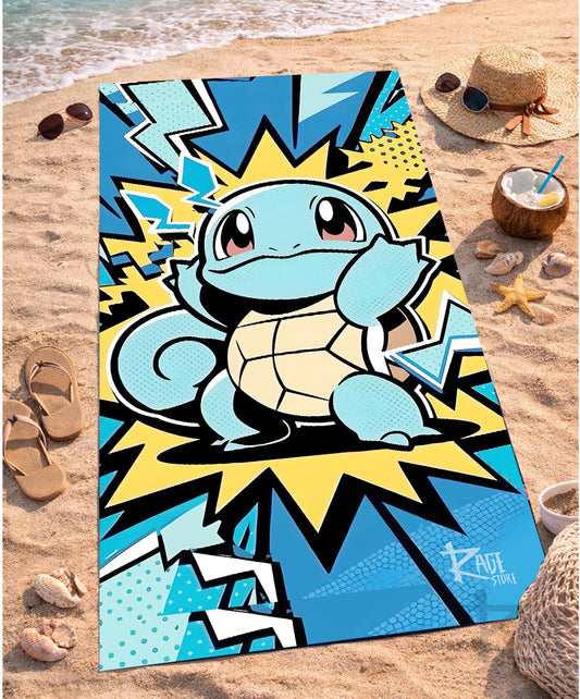 Toalla de playa Squirtle team