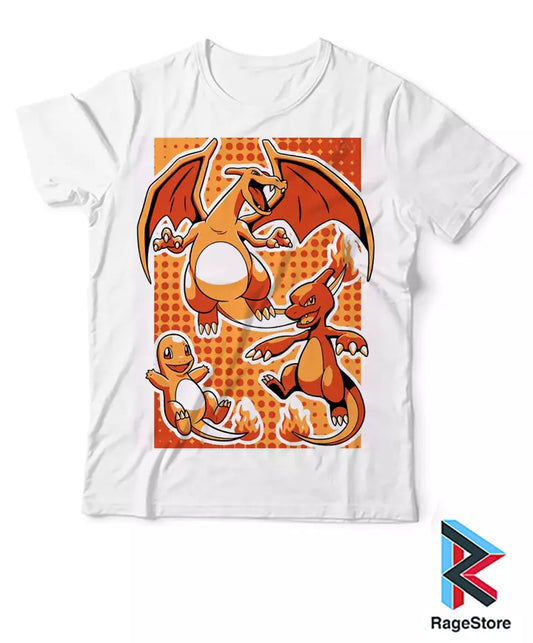 Charmander Evolutions - Pokemon (Playera o Blusa)