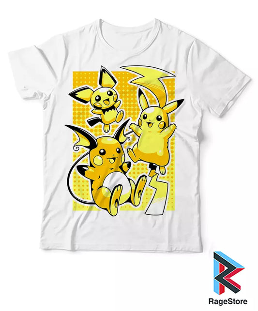 Pikachu Evolutions - Pokemon (Playera o Blusa)