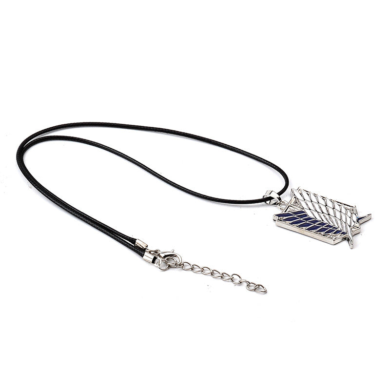 Collar shingeki no kyojin - Azul claro