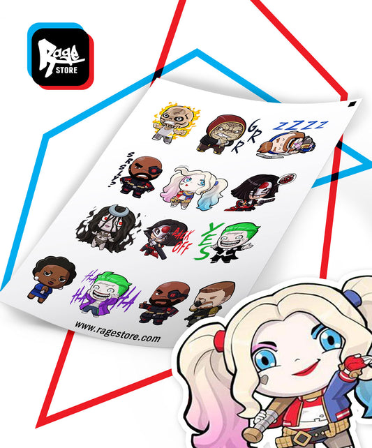 Stickers Suicide squad emojis