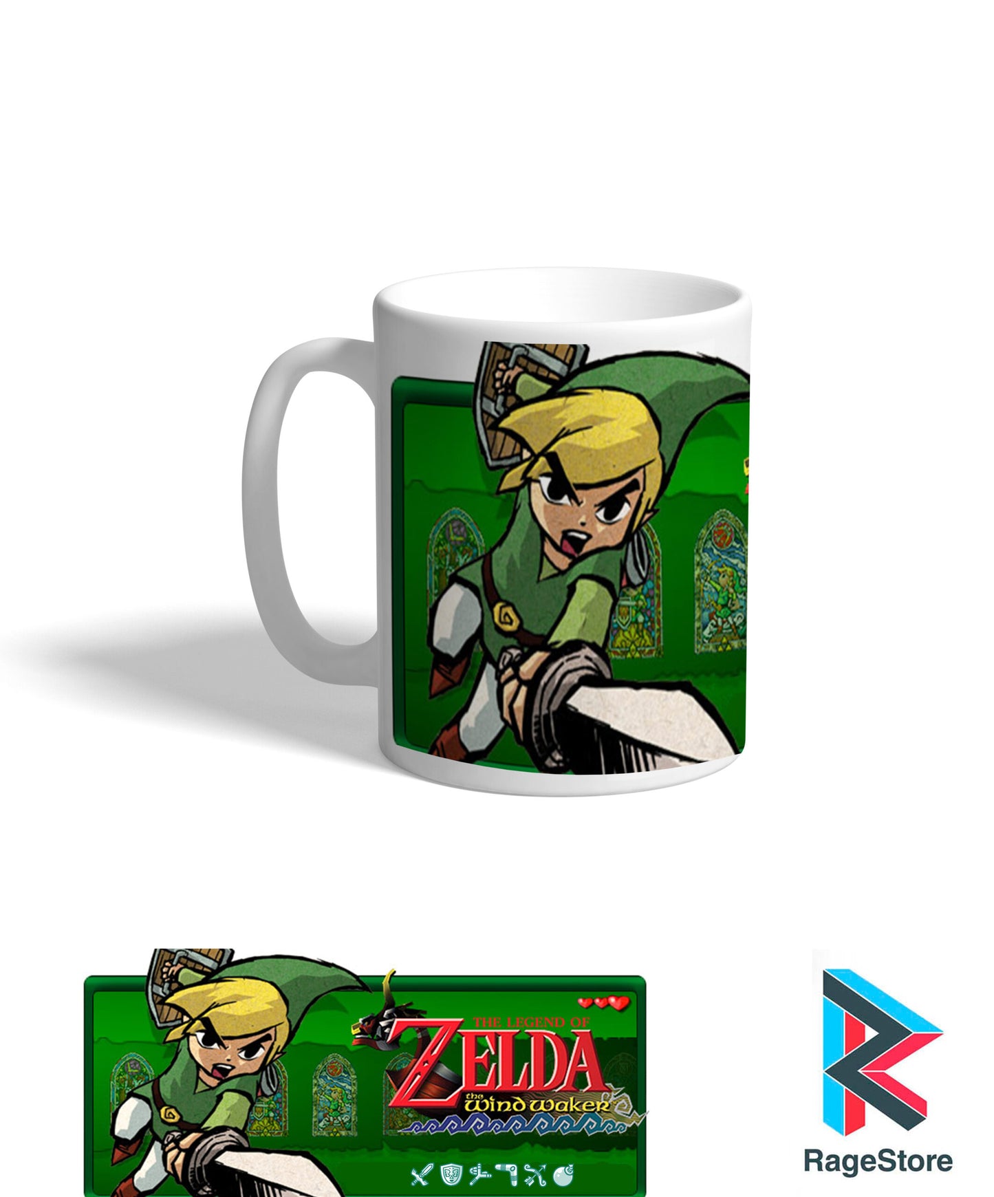 Taza Wind Waker - The Legend Of Zelda