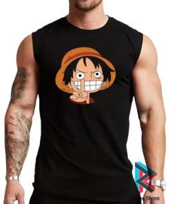 Camiseta Luffy felíz (Algodón)